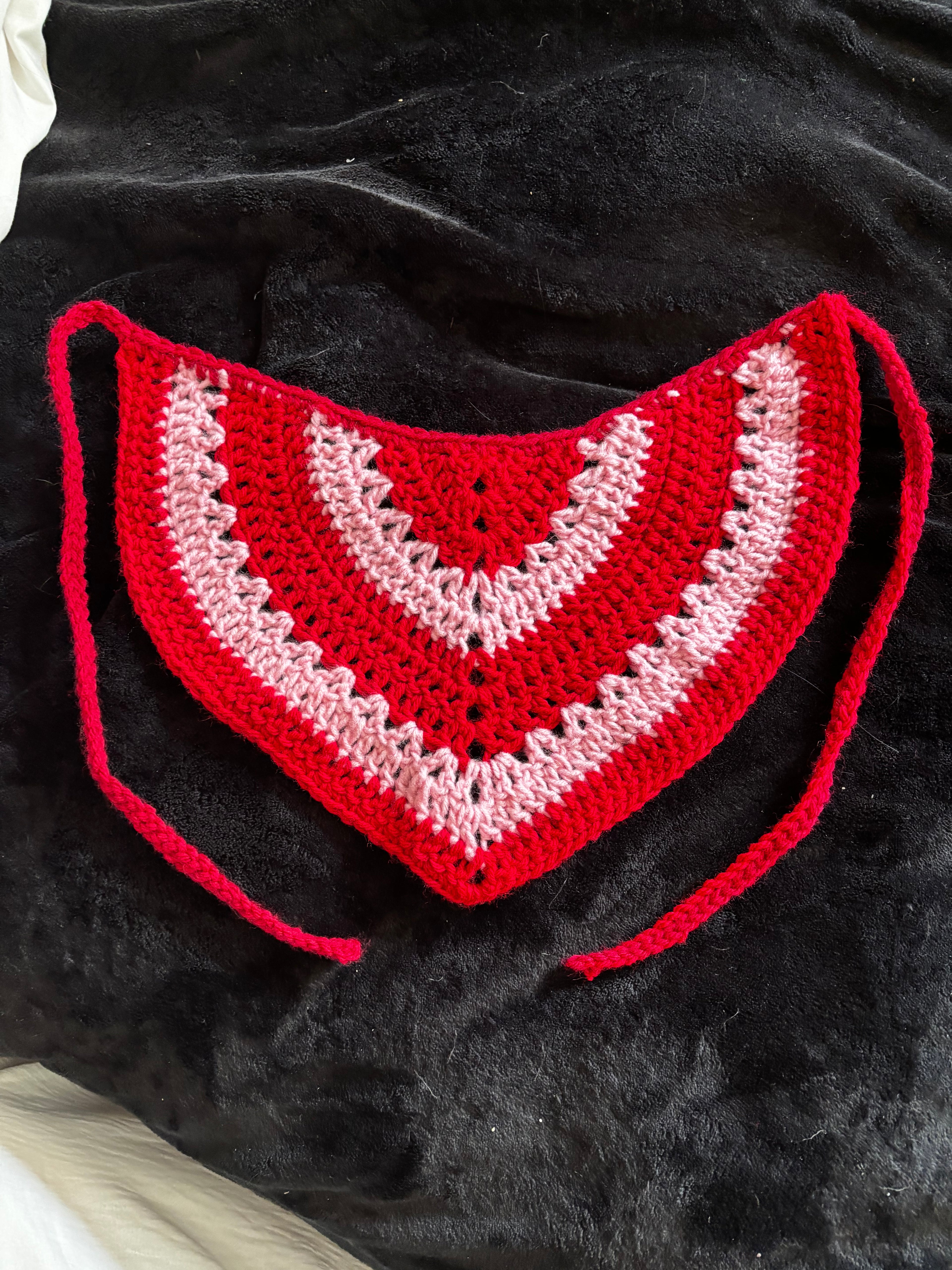 Red and Pink Bandana