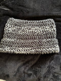 Gray and Black Cat Beanie